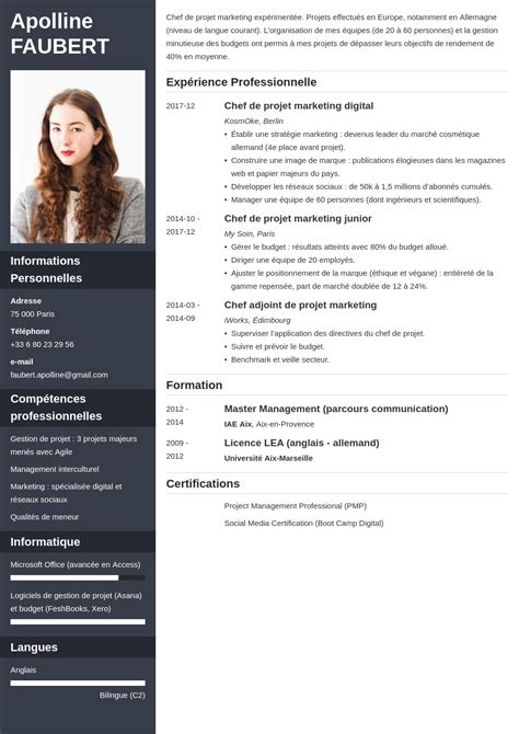 uno cvs|comment rédiger un cv.